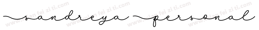 Sandreya Personal Use字体转换